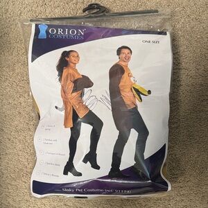 Orion London Slinky Pet Costume in Brown and Black